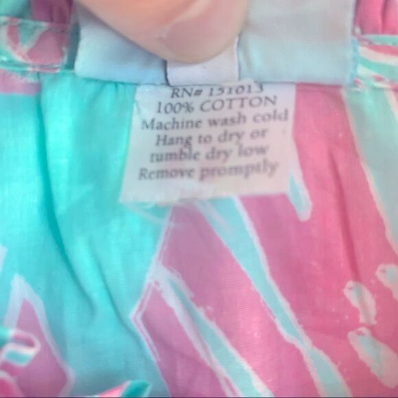 Haley & The Hound Sleeveless Pink & Turquoise Palm Dress Women’s Size M NWOT - Picture 9 of 11